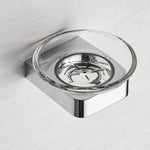 porte-savon rond chrome
