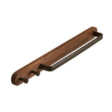 Porte-serviette bois foncé