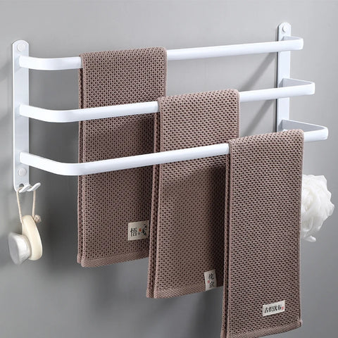 Porte-serviette triple blanc