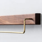 Porte-serviette design en bois