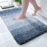 Tapis Salle de Bain Ultra Absorbant bleu