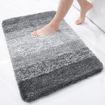 Tapis Salle de Bain Ultra Absorbant gris