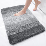 Tapis Salle de Bain Ultra Absorbant gris