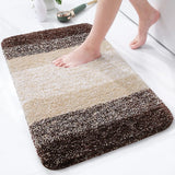 Tapis Salle de Bain Ultra Absorbant marron