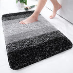 Tapis Salle de Bain Ultra Absorbant noir