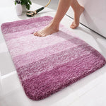 Tapis Salle de Bain Ultra Absorbant rose