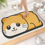 Tapis de douche chat mignon