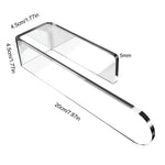 dimensions Porte-serviette plastique Transparent