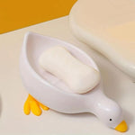 porte savon canard blanc