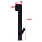porte serviette noir pour paroi de douche​ de 1,1cm