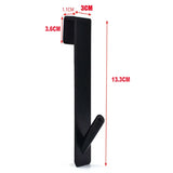 porte serviette noir pour paroi de douche​ de 1,1cm