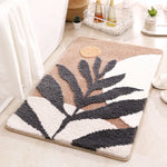 tapis de bain feuille