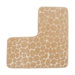 tapis douche angle jaune