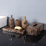 Porte-Savon Marbre Naturel Marron
