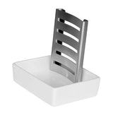 Porte-Savon en Céramique et Inox