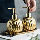 Distributeur de Savon Design Or