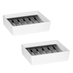 Porte-Savon en Céramique et Inox