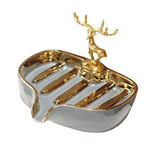 Porte-Savon Cerf en Or