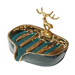 Porte-Savon Cerf en Or