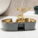 Porte-Savon Cerf en Or