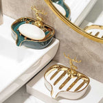 Porte-Savon Cerf en Or