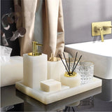 Porte-Savon Marbre Naturel Blanc