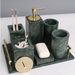 Porte-Savon Marbre Naturel Vert