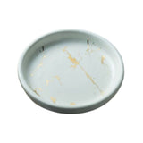 Porte-Savon Rond Effet Marbre