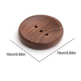 Porte-Savon Rond en Bois