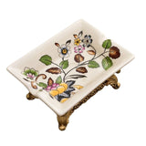 Porte-Savon Vintage à Fleur