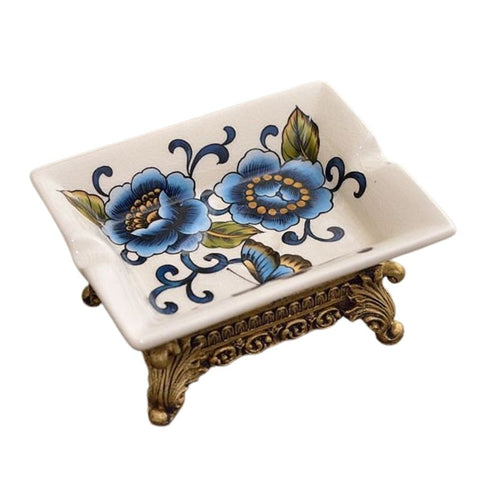 porte-savon vintage fleur