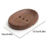 Porte-Savon Ovale en Bois